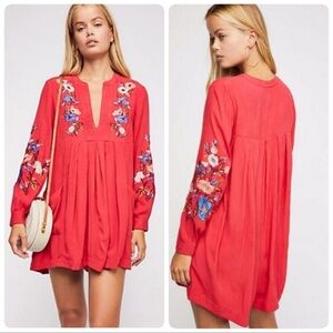 Free People MIA GUAZE MINI DRESS